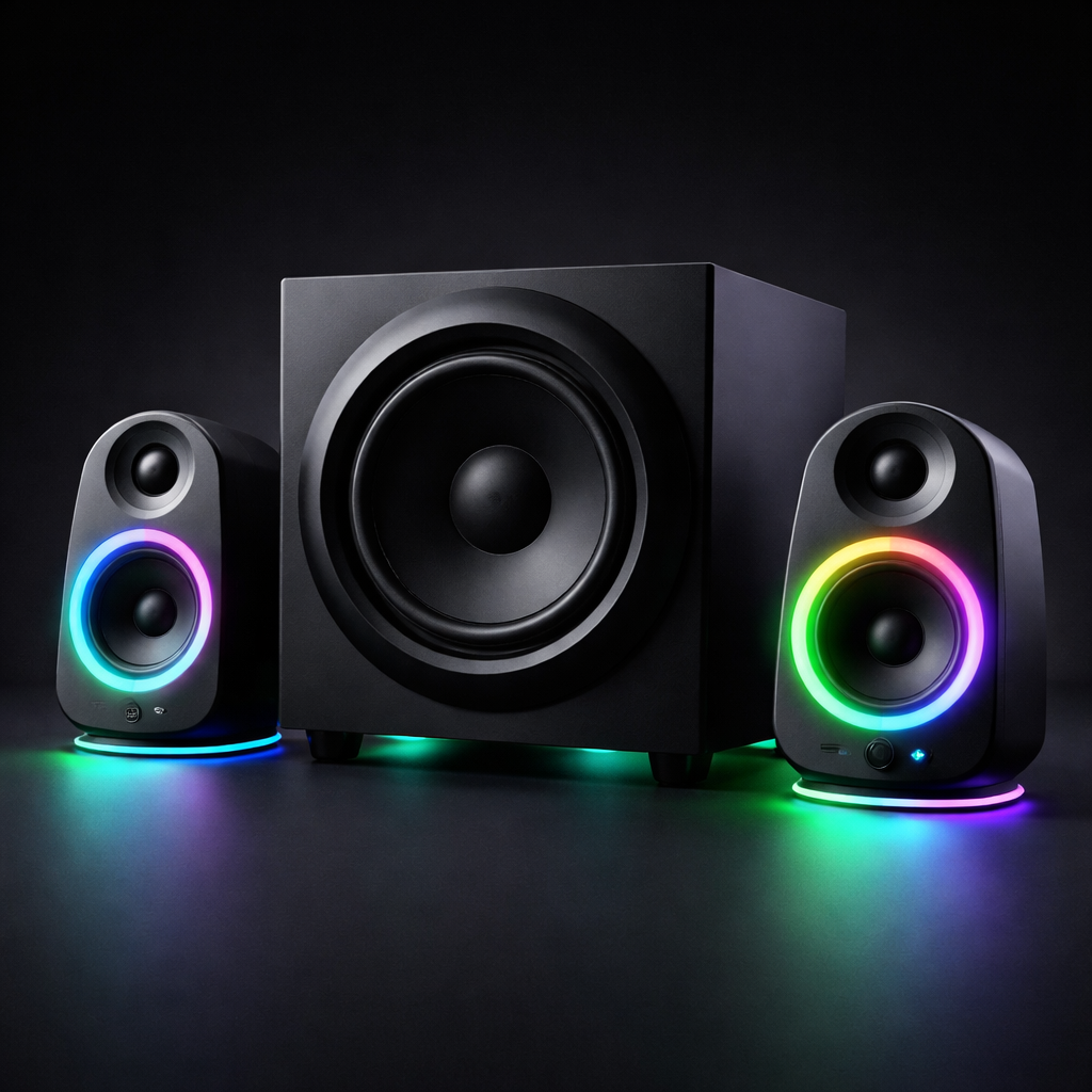 Système d'enceintes gaming SteelSeries Arena 7 avec caisson de basses