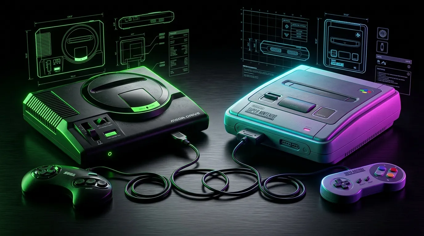 Megadrive vs Super Nintendo : comparaison complète des deux consoles