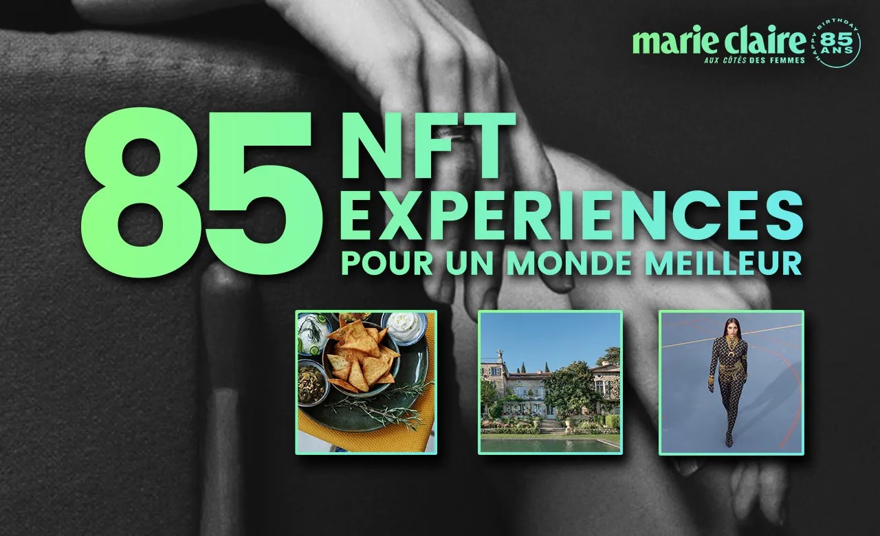 Le magazine Marie Claire souffle ses bougies de 85 ans en NFT